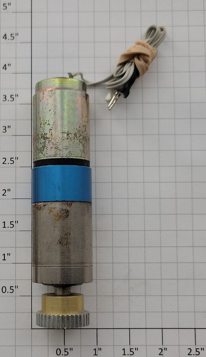 Faulhaber 2233U012S 12-Volt DC Can Motor with Pinion Gear