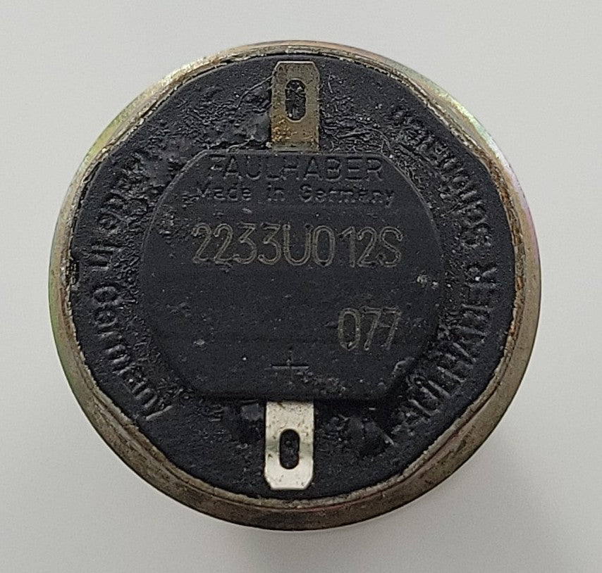 Faulhaber 2233U012S 12-Volt DC Can Motor with Leads