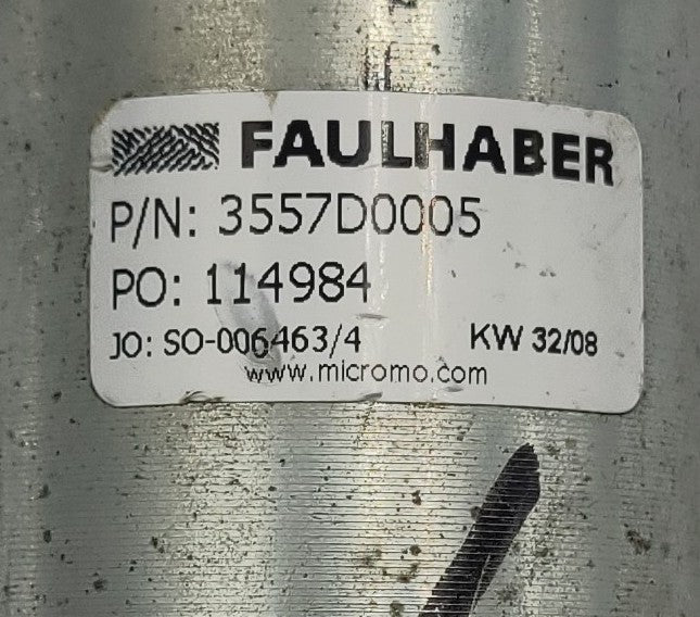 Faulhaber 3557L018CR 18 Volt DC Can Motor