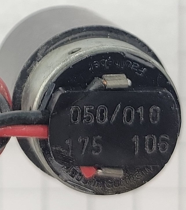 Faulhaber 050/010X 12-Volt DC Can Motor with Gearbox and Slotted Shaft