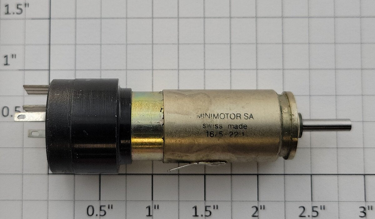 Faulhaber 1624E006G 6-Volt DC Can Motor with Gearbox and Encoder