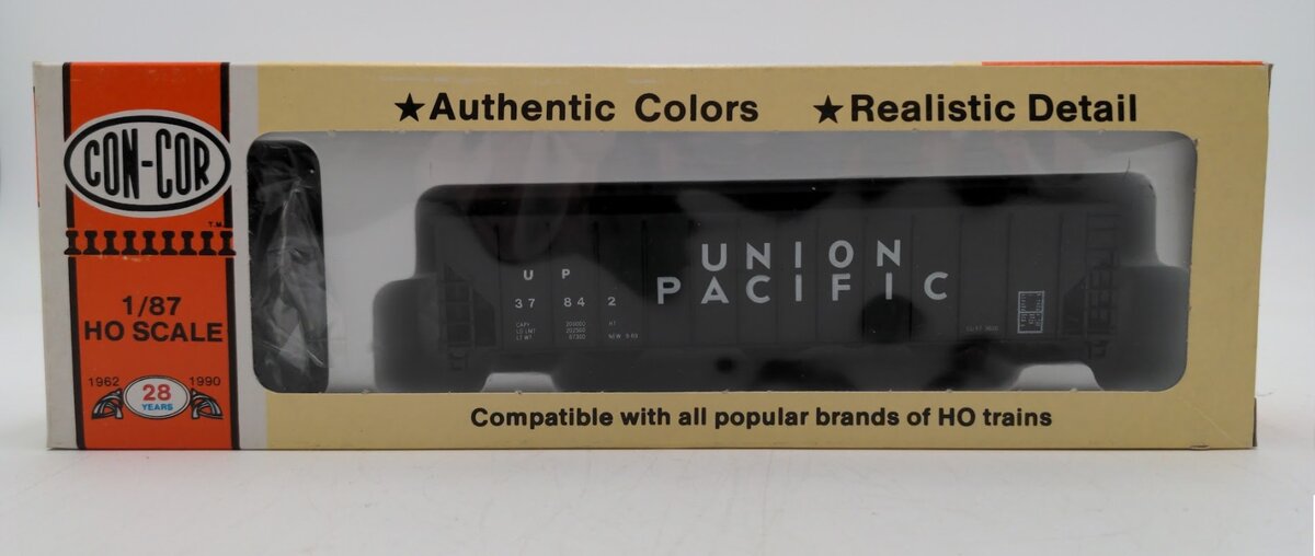 Con-Cor 0001-505 HO Scale Union Pacific 100 Ton Coal Hopper Road # 37842 Kit