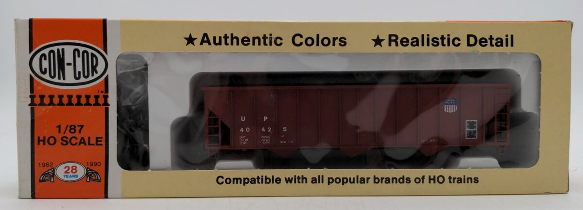Con-Cor 0001-505 HO Scale Union Pacific 100 Ton Coal Hopper Road # 40425 Kit