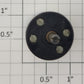 Faulhaber 2034B009S 9-Volt DC Can Motor with Gearbox and Split Shaft