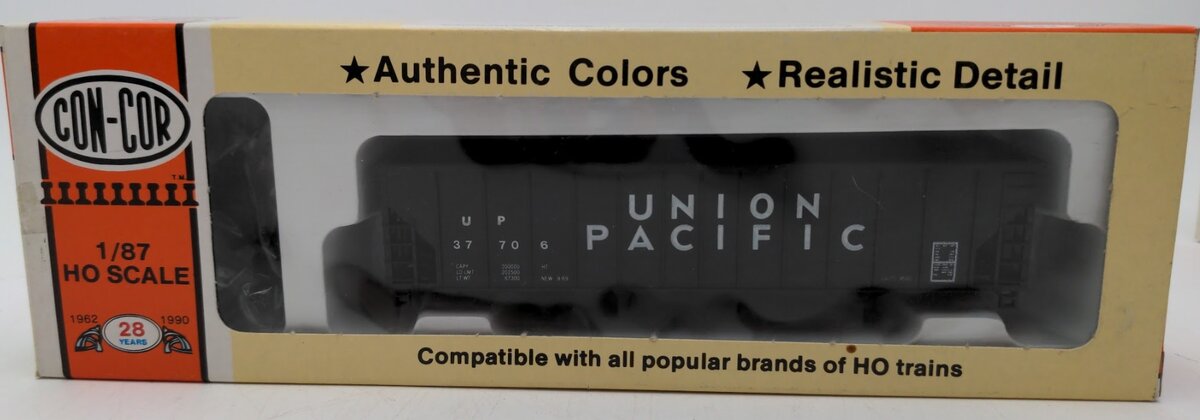 Con-Cor 0001-505 HO Scale Union Pacific 100 Ton Coal Hopper Road # 37706 Kit
