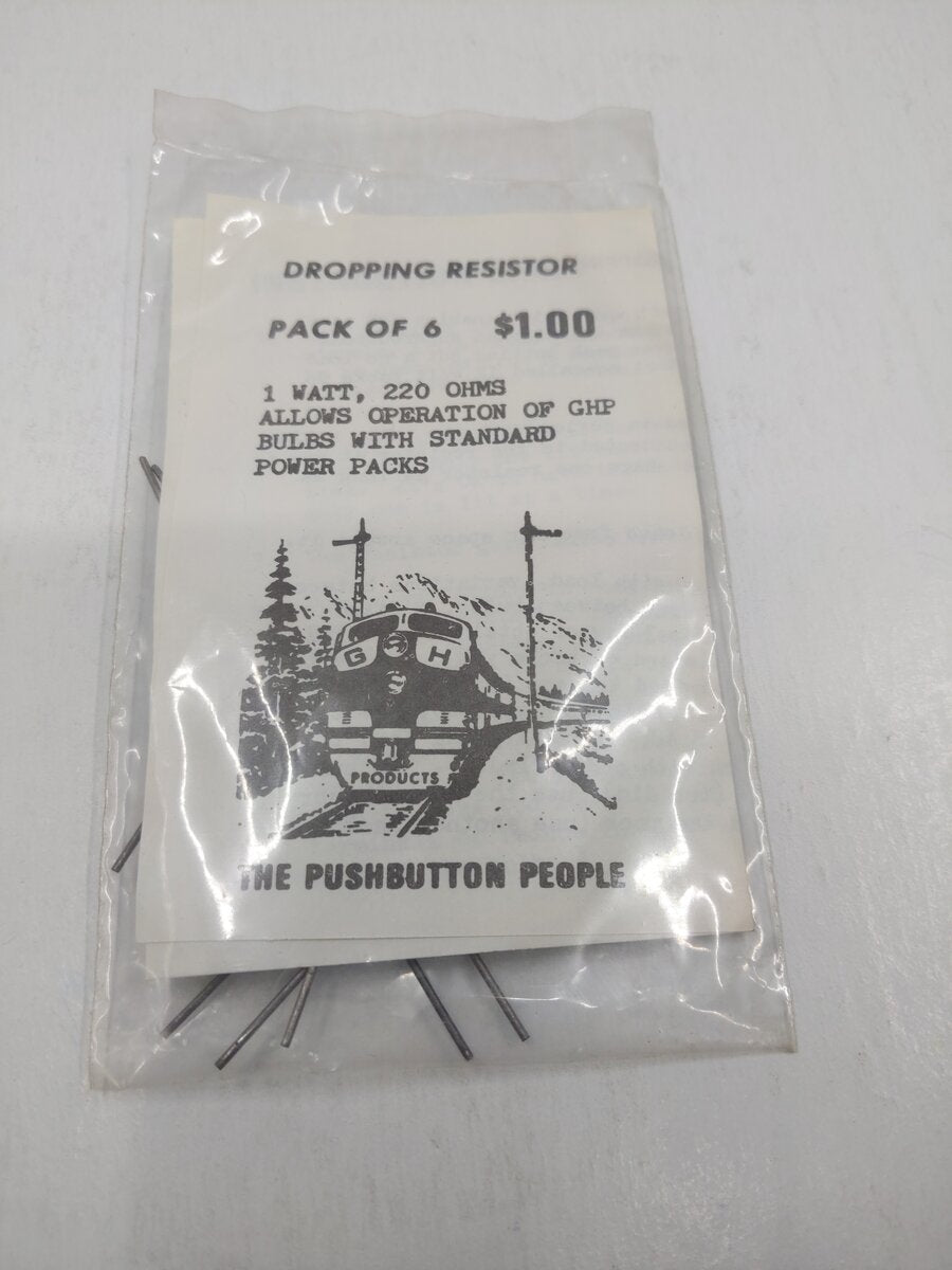 The Pushbutton People Dropping Resister (1 Watt/220 OHMS) with Standard Pack