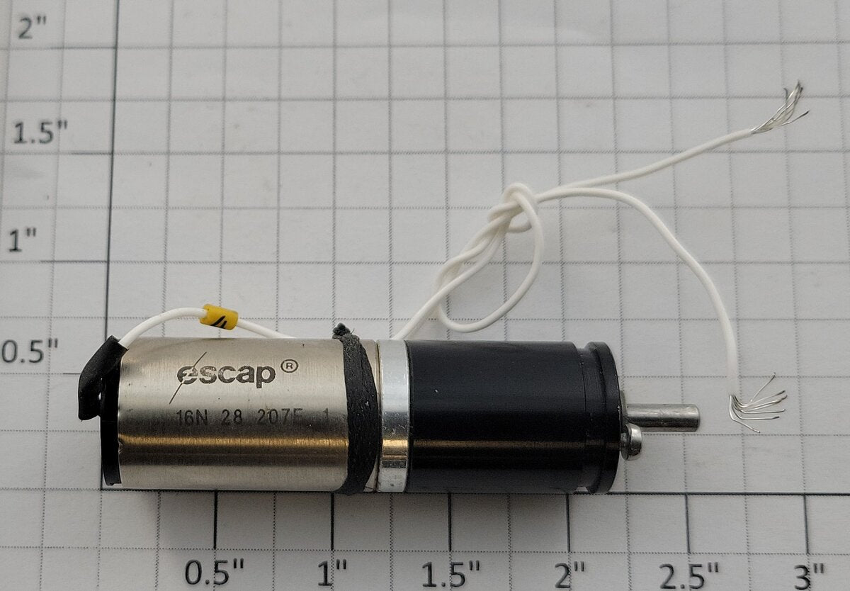 Escap 16N 28 207E 12-Volt Can Motor with Gearbox