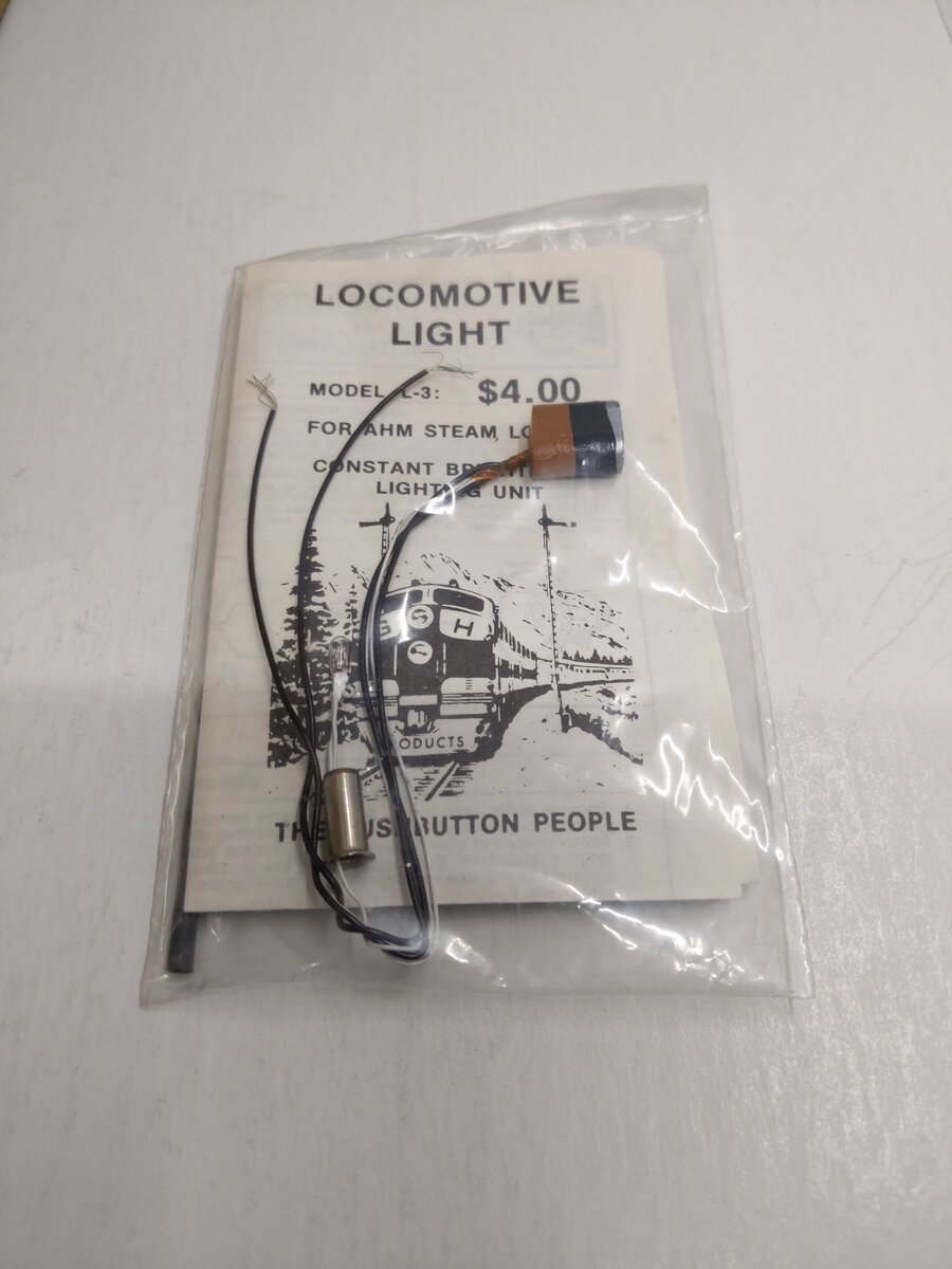 The Pushbutton People Locomotive Light Kit Model L-3 for AHM Steam Locomotives