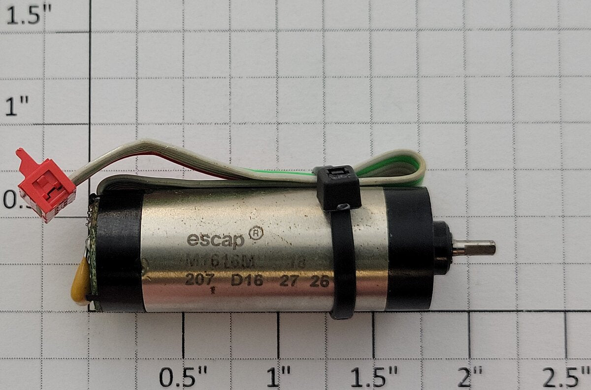 Escap M1616M-18 18-Volt DC Can Motor with Encoder, Wire, Plug and Gearbox