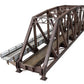 Walthers 933-4523 HO Truss Railroad Bridge with Roadway Building Kit