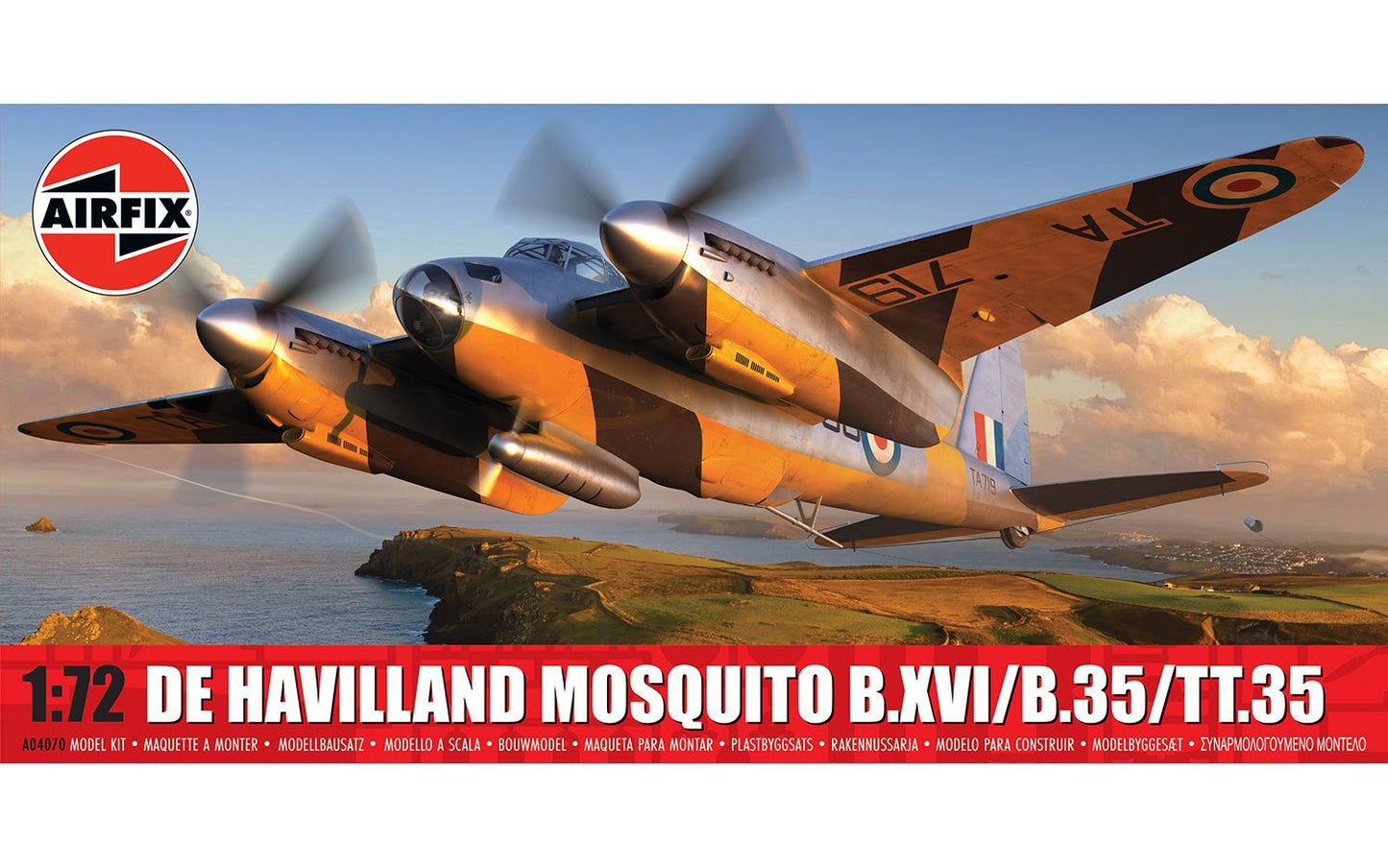 Airfix Products A04070 1:72 De Havilland Mosquito B.XVI/B.35/TT.35 Aircraft Kit