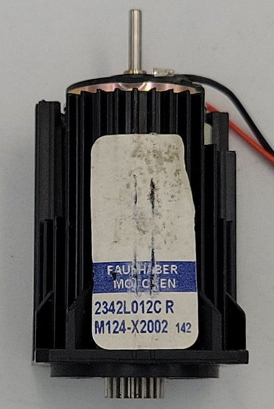 Faulhaber 2342L012CR 12 Volt DC Motor with Mounting Frame and Wiring Connector