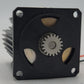 Faulhaber 2342L012CR 12 Volt DC Motor with Mounting Frame and Wiring Connector