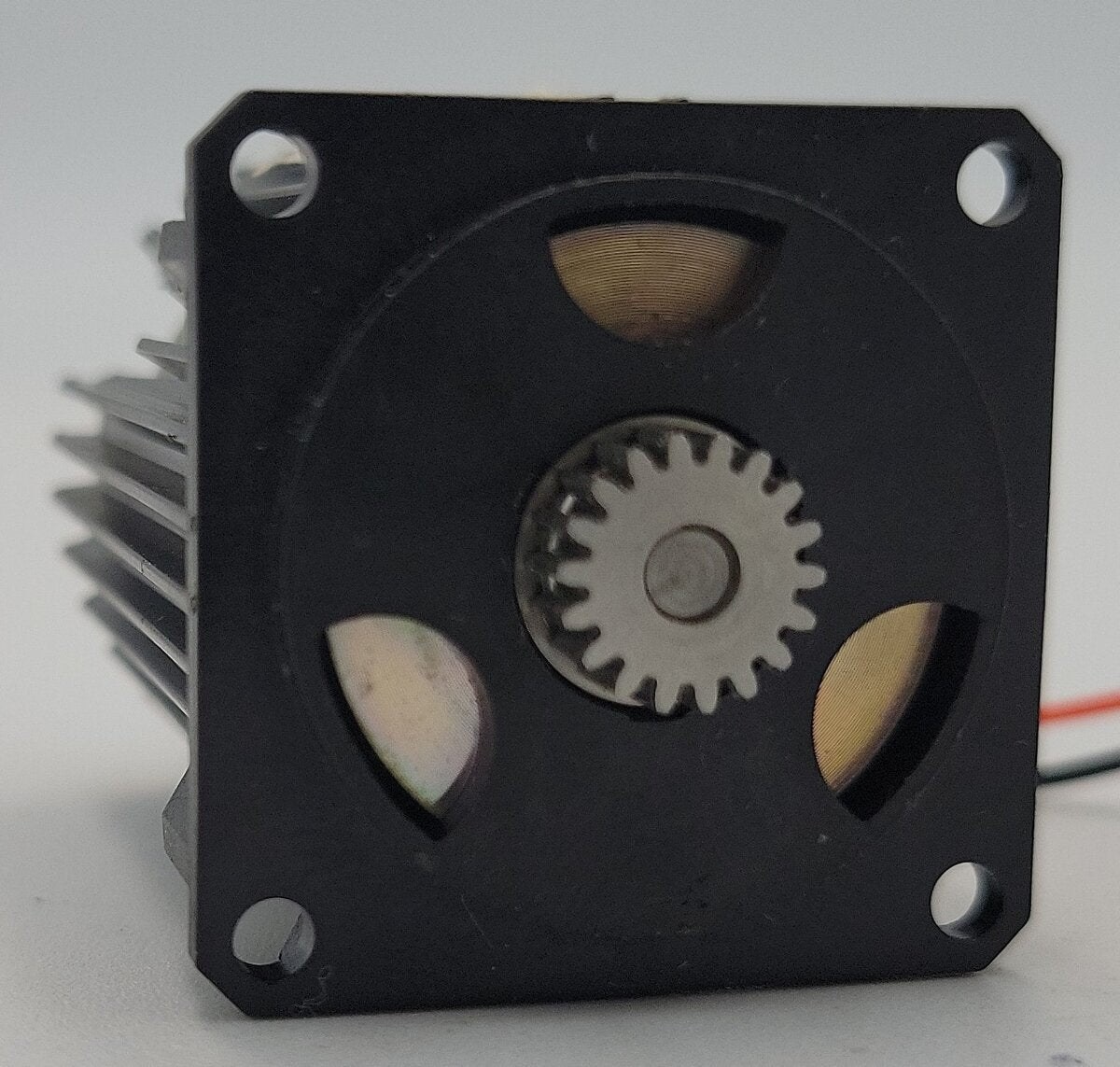 Faulhaber 2342L012CR 12 Volt DC Motor with Mounting Frame and Wiring Connector