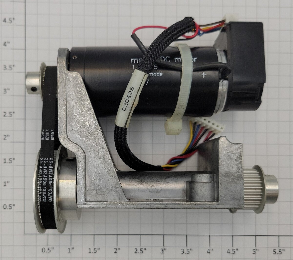 Maxon 145375 20 Volt DC Motor with HP Encoder, HEDS 5540-A11 and Pulley