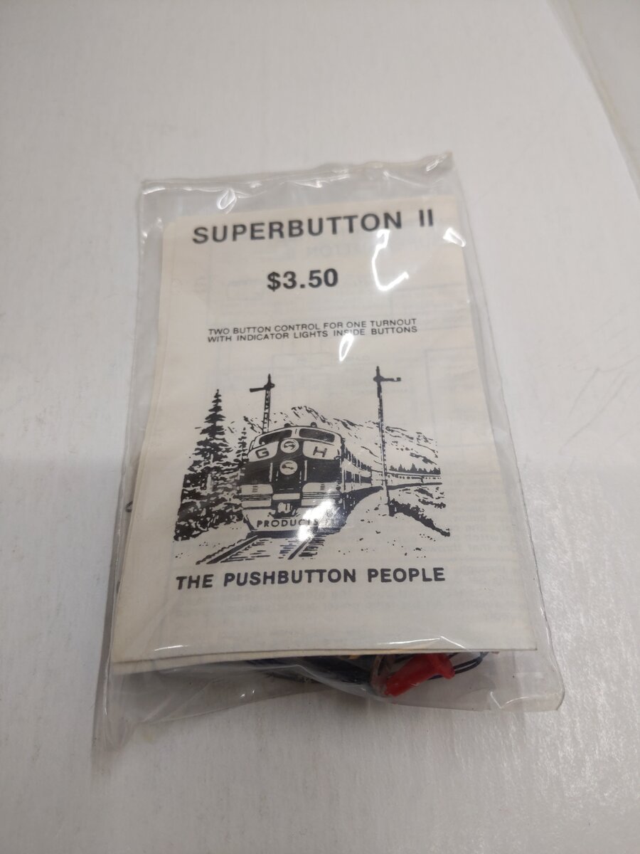 The Pushbutton People Super Button II - Two Button Control Lights