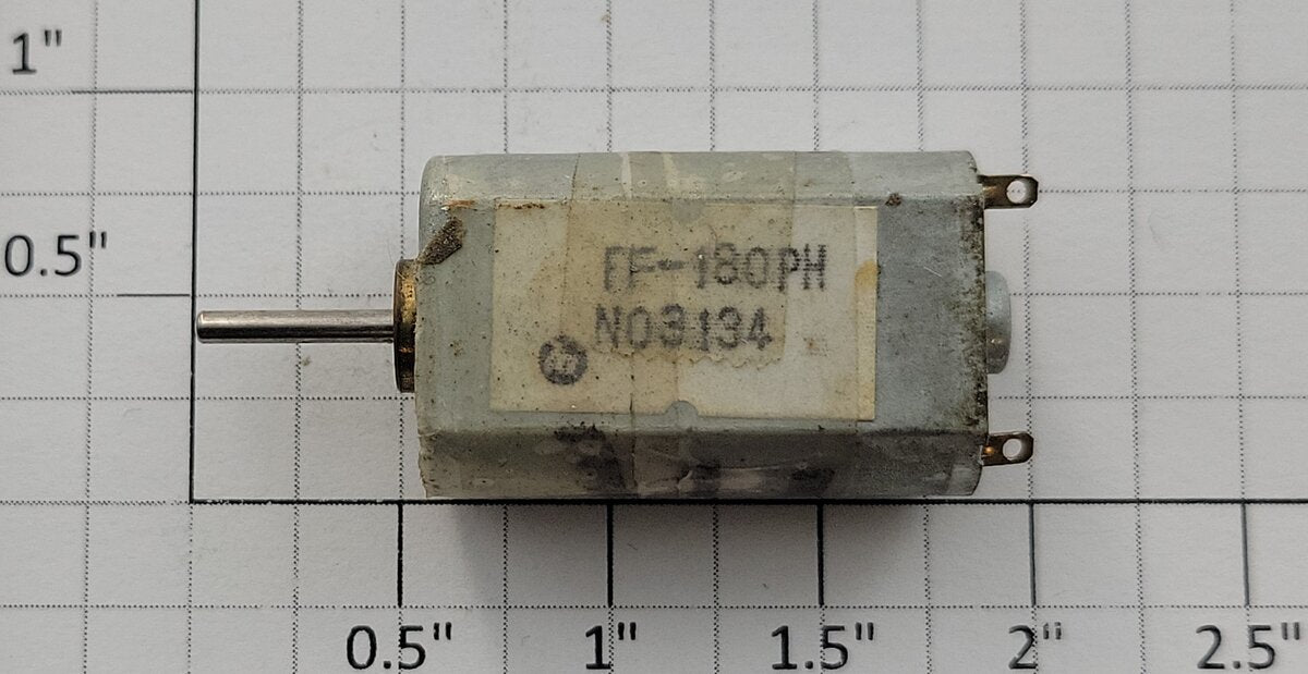 Mabuchi FK-180PH 12-Volt DC Flattop Can Motor