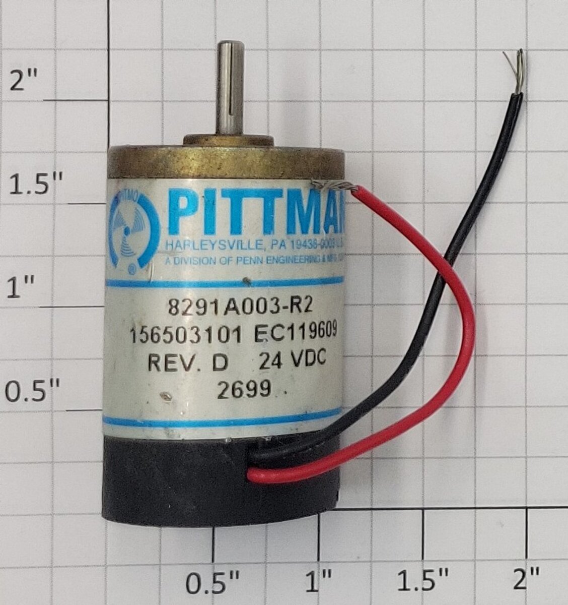 Pittman 8291A003-R2 20-Volt DC Can Motor