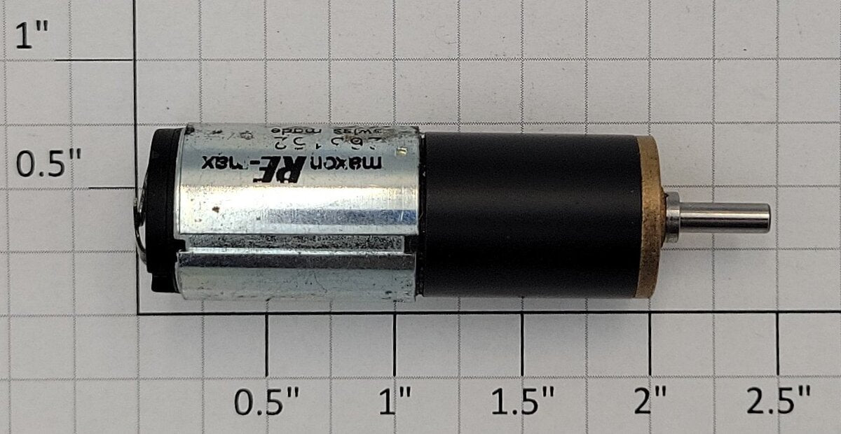 maxon 263152 12 Volt DC Can Motor with Tapered Shaft