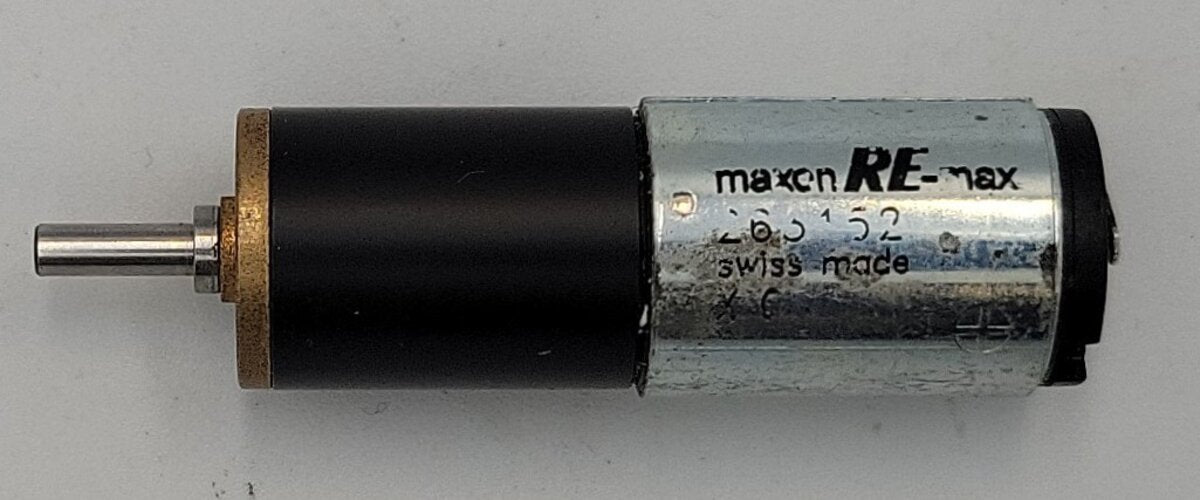 maxon 263152 12 Volt DC Can Motor with Tapered Shaft