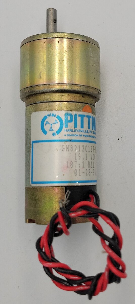Pittman GM8212C127-R1 12 Volt DC Motor with Gearbox Assembly and Wires