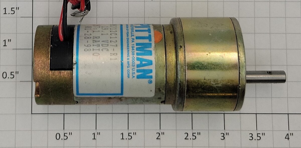 Pittman GM8212C127-R1 12 Volt DC Motor with Gearbox Assembly and Wires
