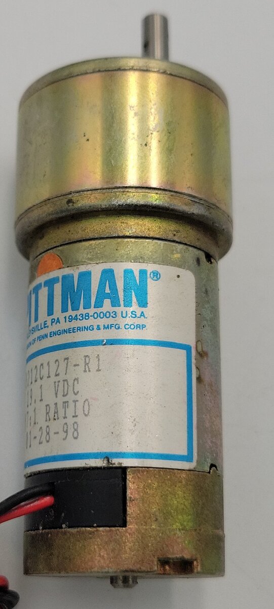 Pittman GM8212C127-R1 12 Volt DC Motor with Gearbox Assembly and Wires
