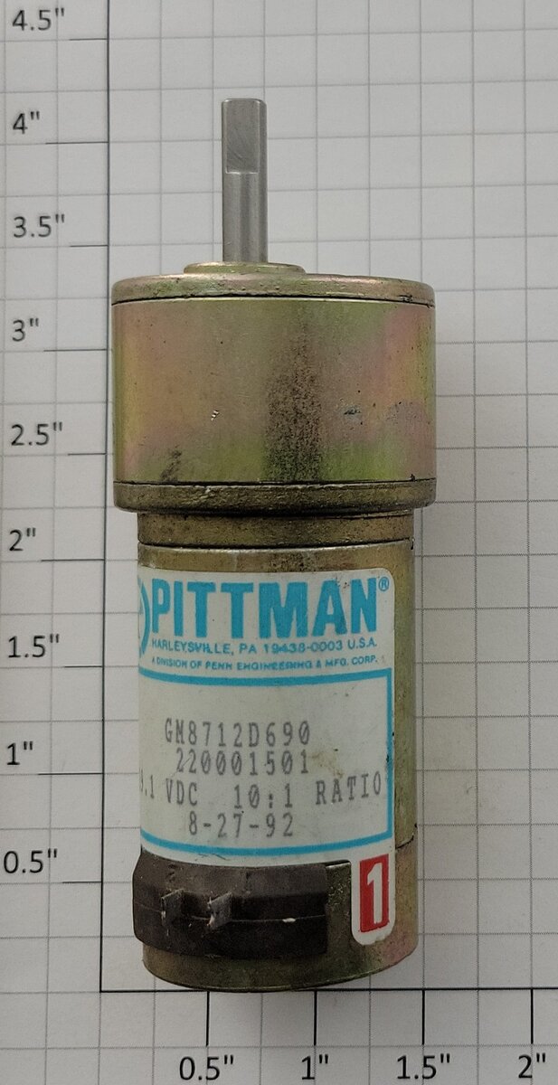 Pittman GM87812D690 20-Volt DC Motor with Gearbox