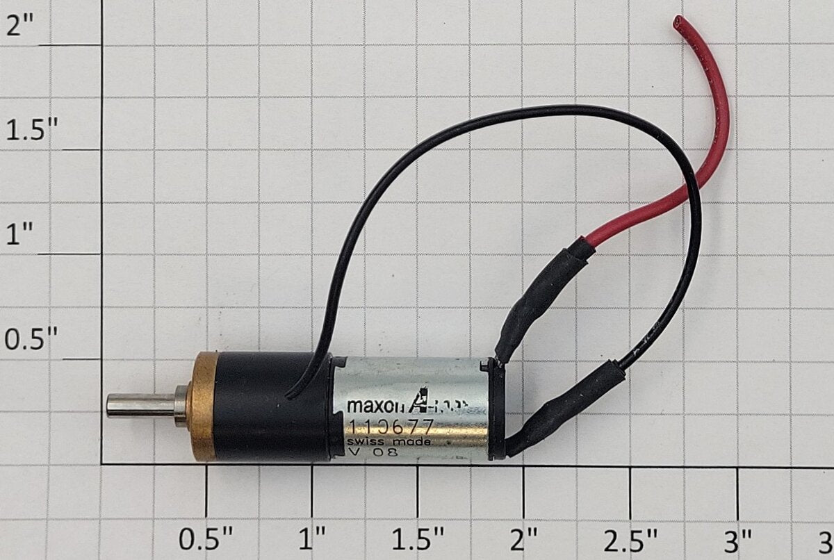 Maxon 110677 A-Max 15-Volt DC Can Motor with Wiring