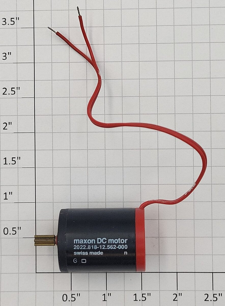Maxon 2022.818-12.562-000 12-Volt  Brushless DC Motor with Pinion Gear