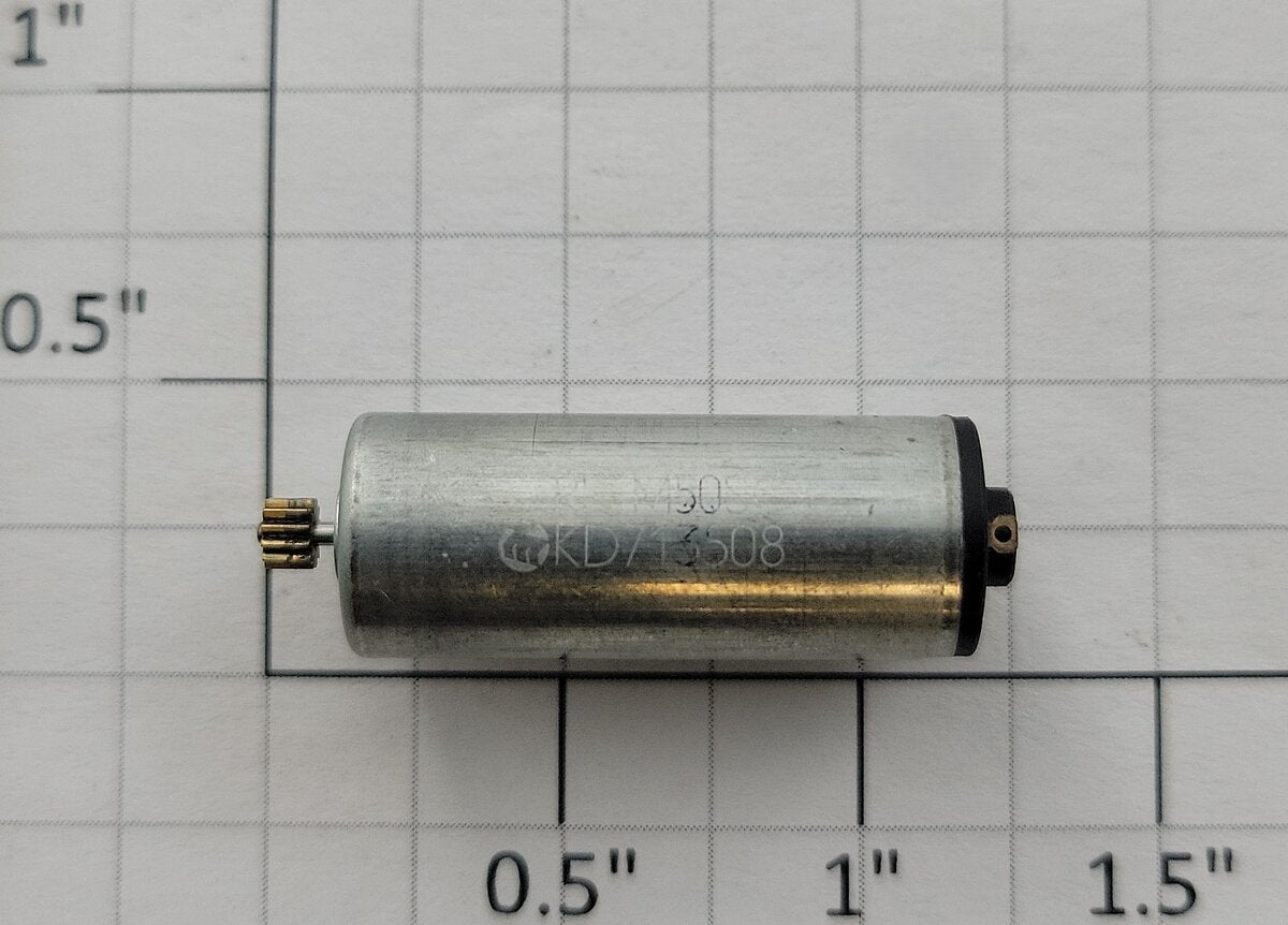 Mabuchi RF-M50SC  5-Volt DC Can Motor with 3mm Pinion Gear
