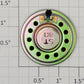 S-Helper 00665 8 Ohm 1-7/16" F3/F7 36mm Magnetic Round Pancake Speaker
