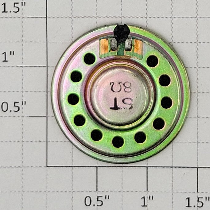 S-Helper 00665 8 Ohm 1-7/16" F3/F7 36mm Magnetic Round Pancake Speaker