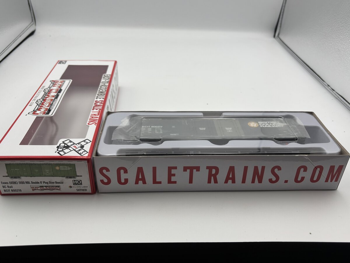 Scale Trains SXT1031 HO Evans (USRE) 5100 RBL Double 8" Plug Door Boxcar BC Rail