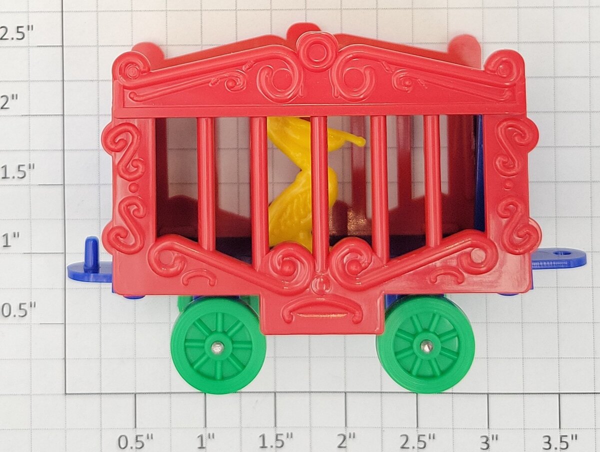 American Flyer 643-PC #643 Circus Cage with Yellow Pelican