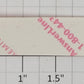 American Flyer FL0236-1 Flyerville "Glendale" Red / Black Border Sign Sticker