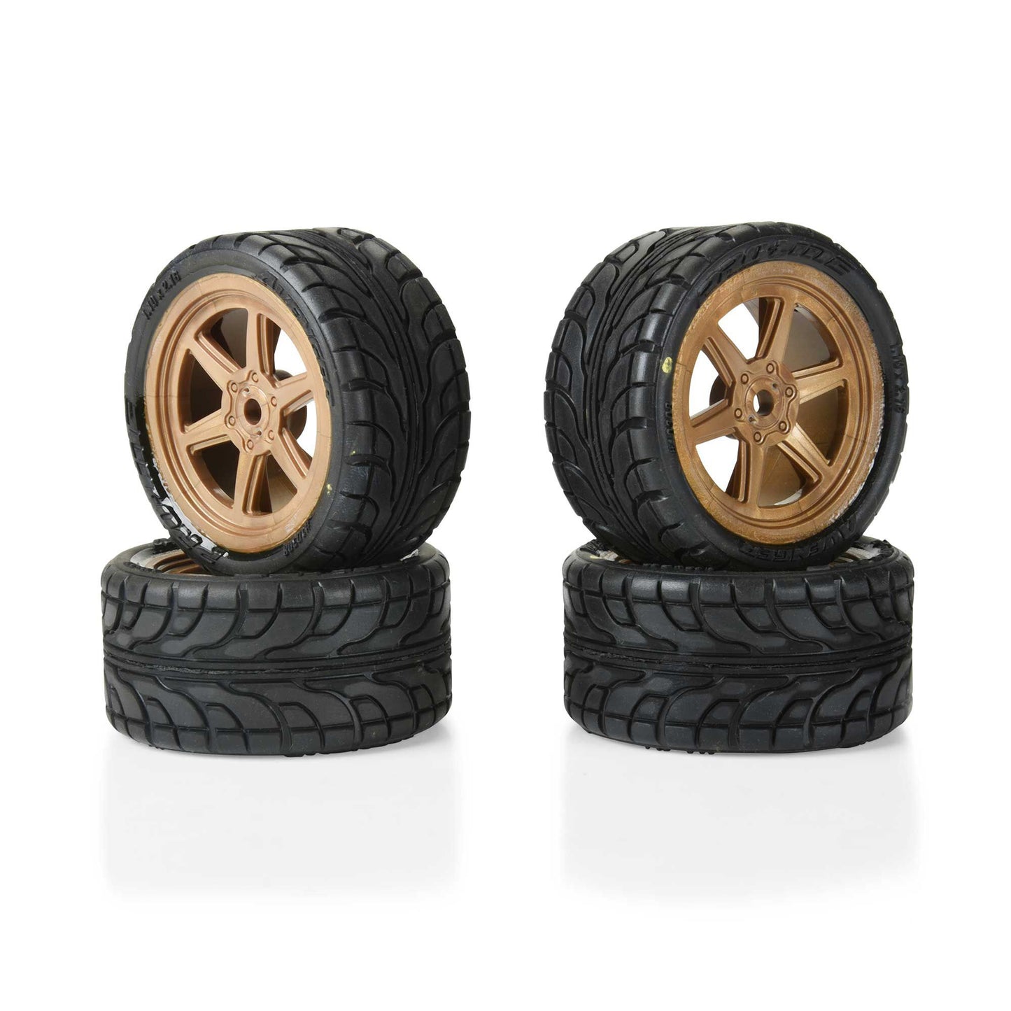 Pro-Line Racing 1030813 1:12 Avenger Tire Mounted on Overdrive Bronze Wheel