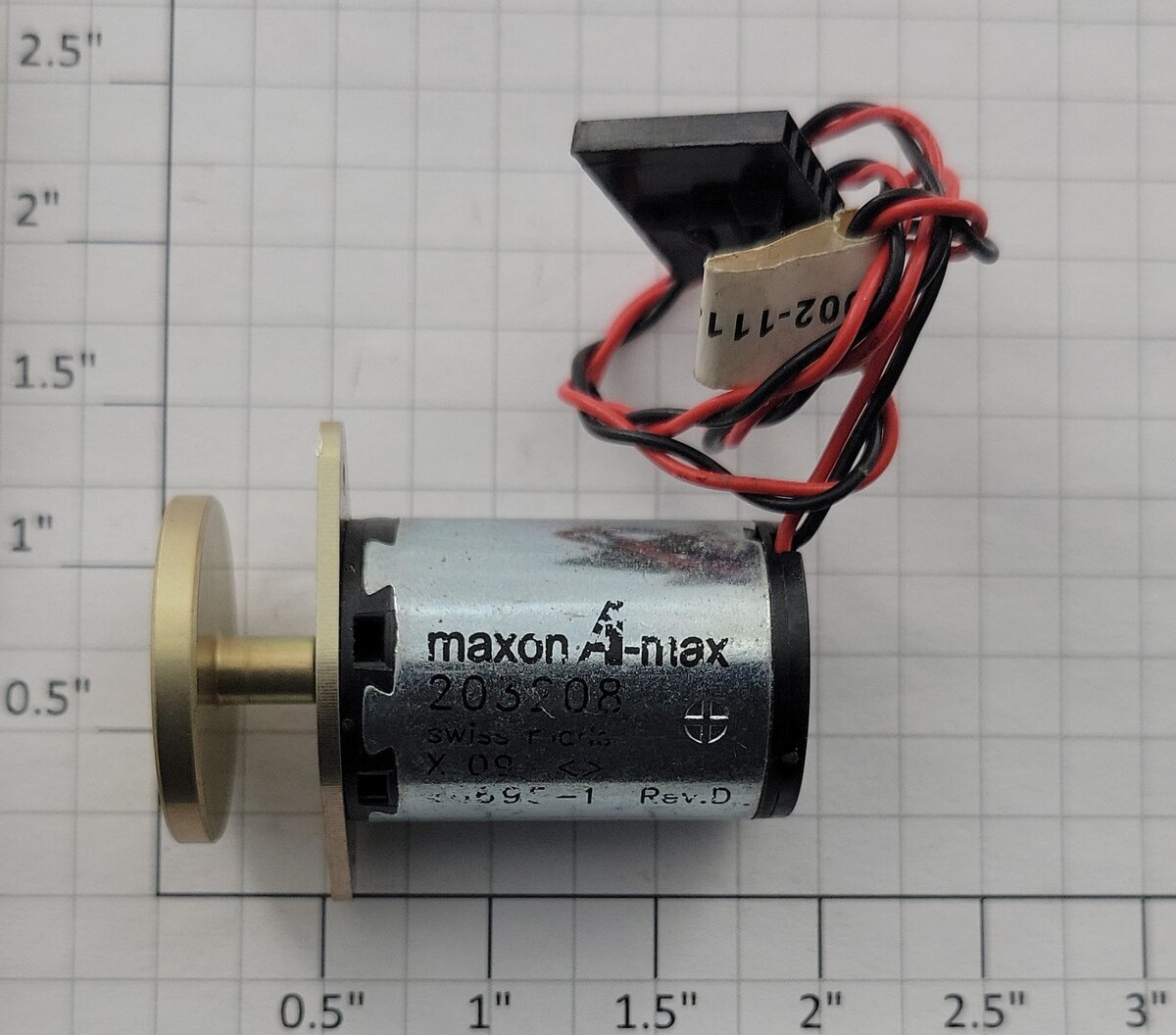 Maxon 203208 12-Volt DC Can Motor with Fly Wheel