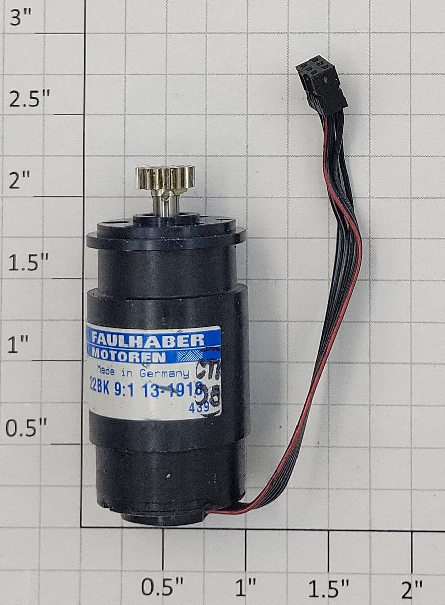 Faulhaber 2224V009SR 9-Volt DC Can Micromotor with Gear and Wiring