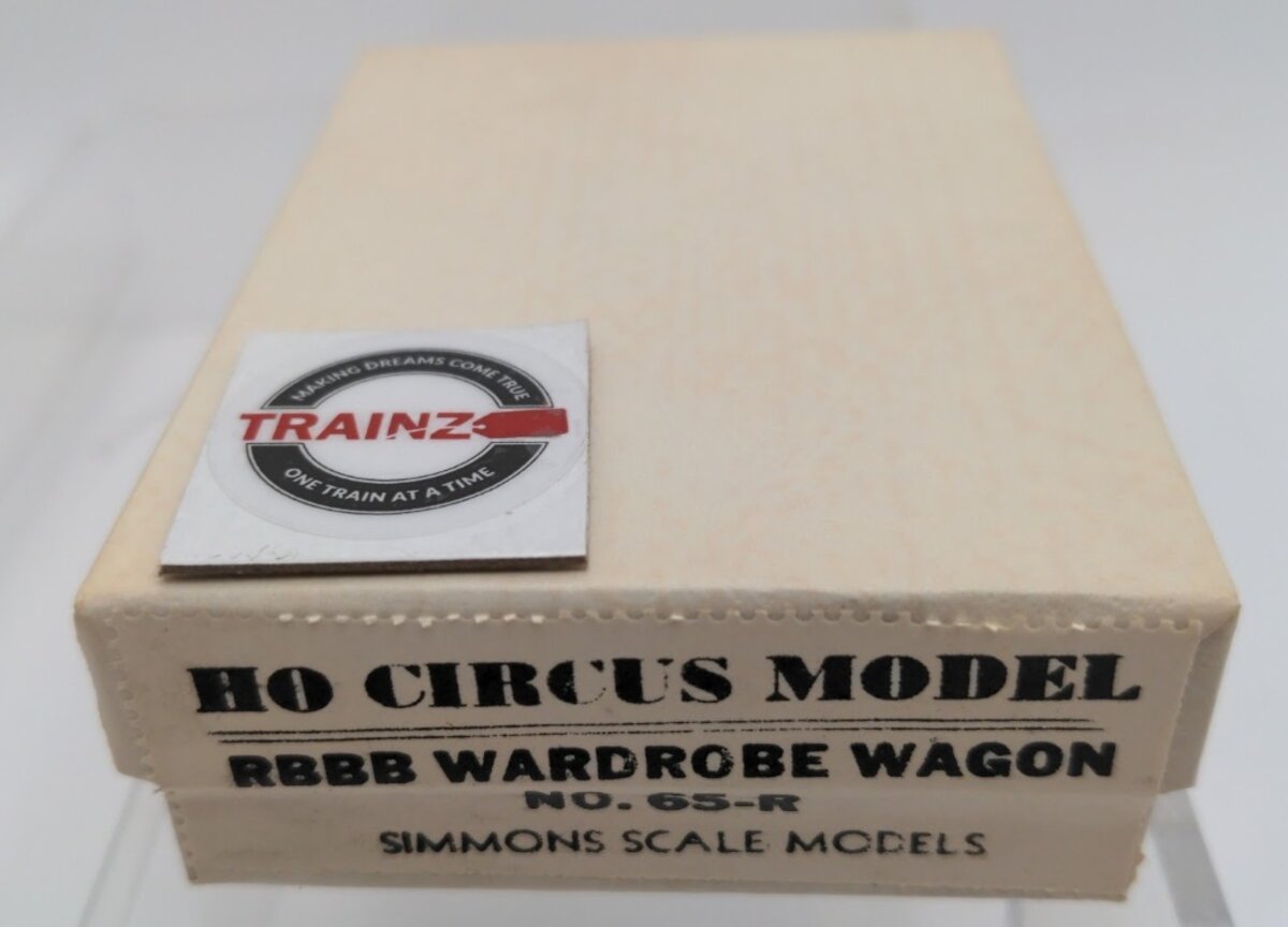 Simmons 65-R HO Scale RBBB Wardrobe Wagon Craftsman Kit
