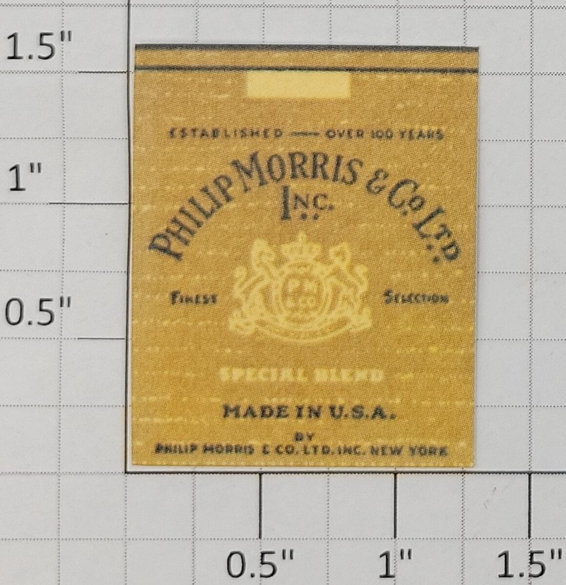 American Flyer FLV0207 "Phillip Morris" Cigarettes Flyerville Sign