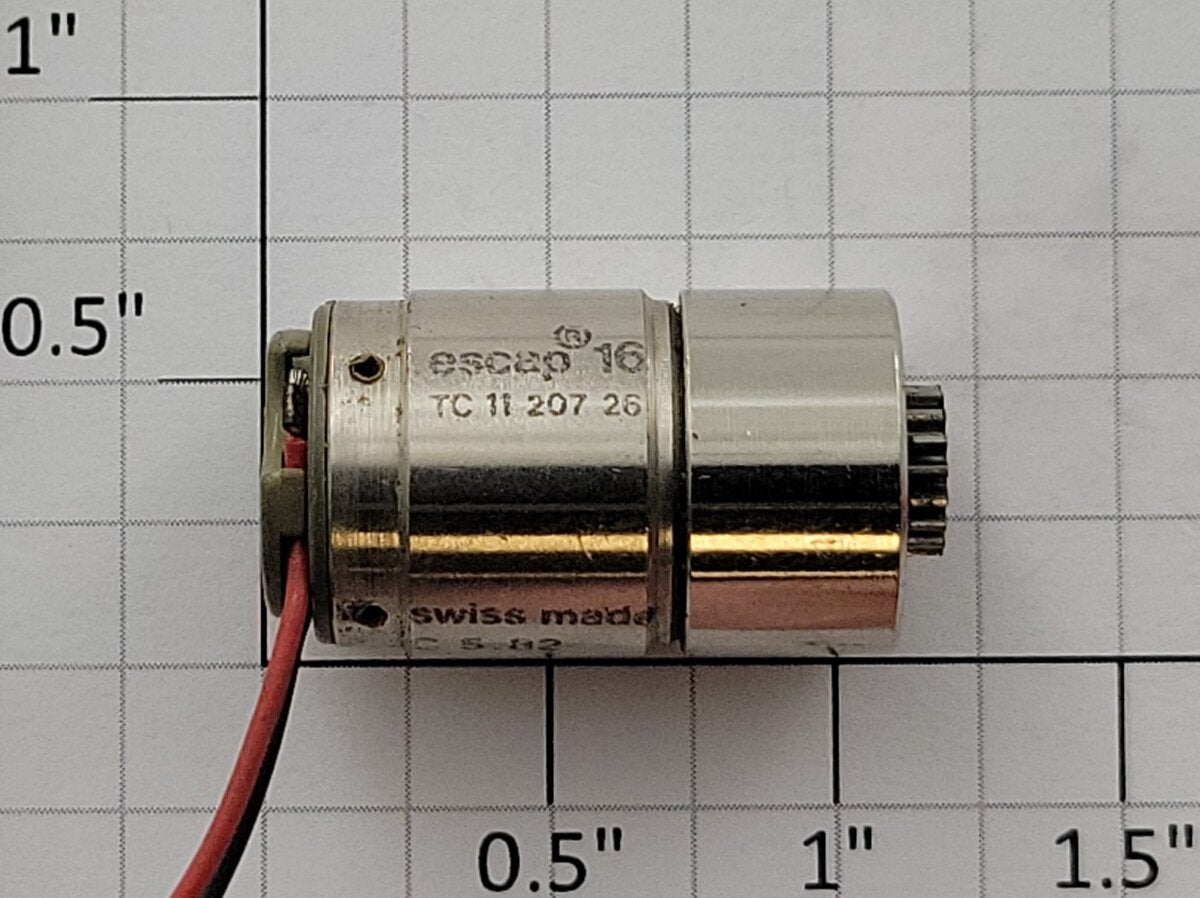 Escap TC 11 207 26 12-Volt DC Can Motor with Gearhead
