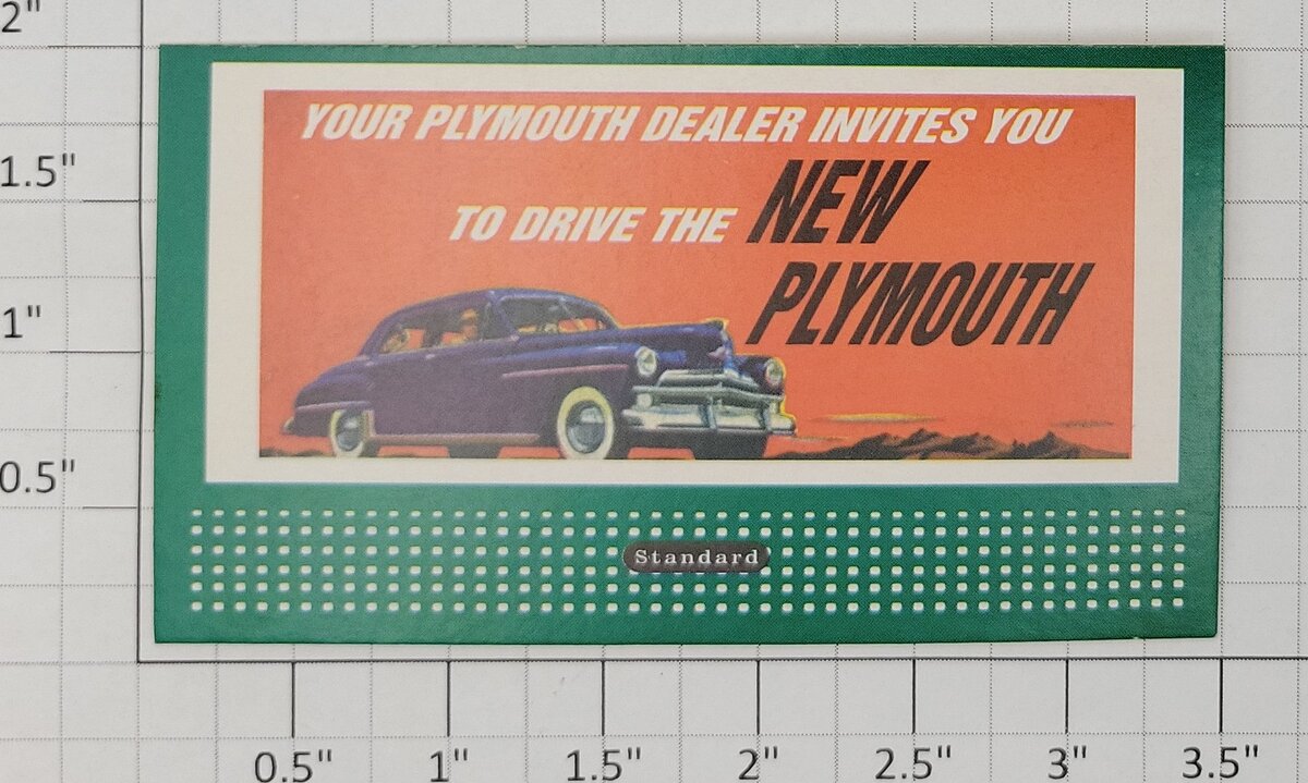 American Flyer PLYMNV Small 