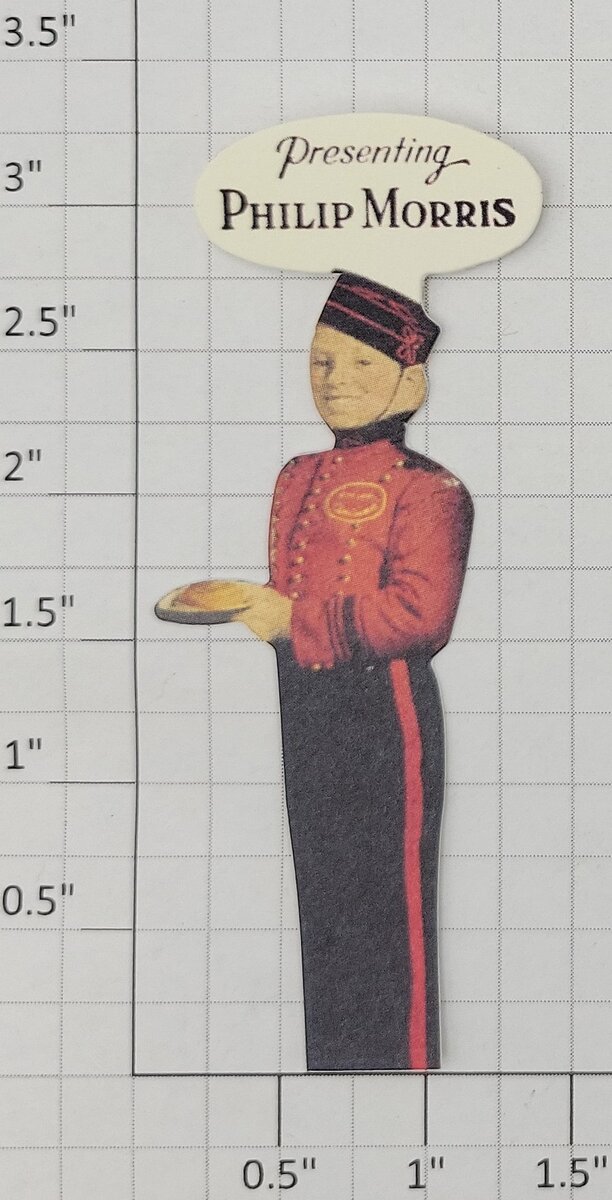 American Flyer FL02BF "Presenting Philip Morris" Bellhop Sign