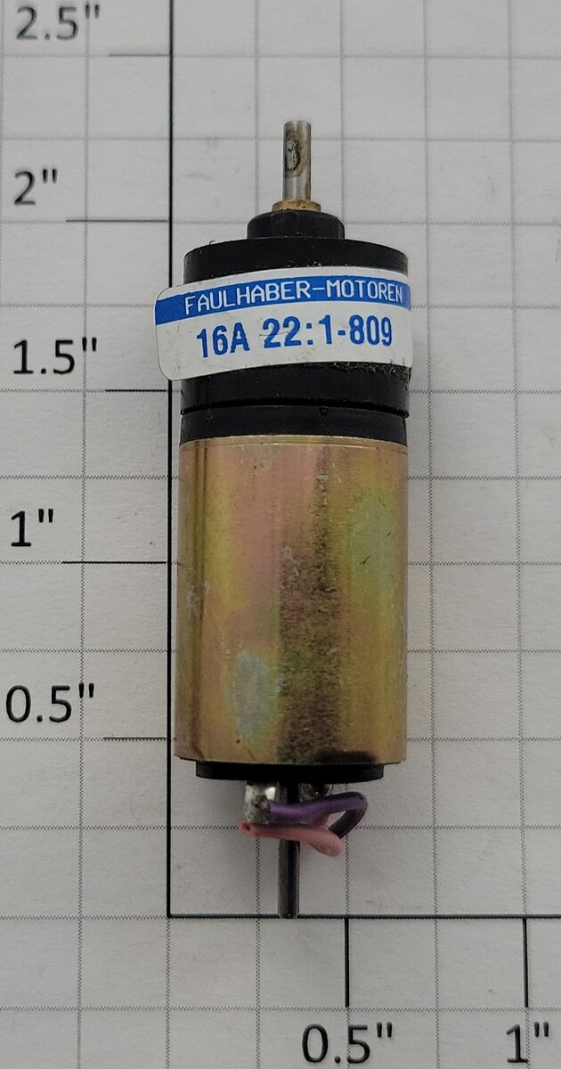 Faulhaber 1624E018SX 18-Volt DC Dual Shaft Motor with Gearbox