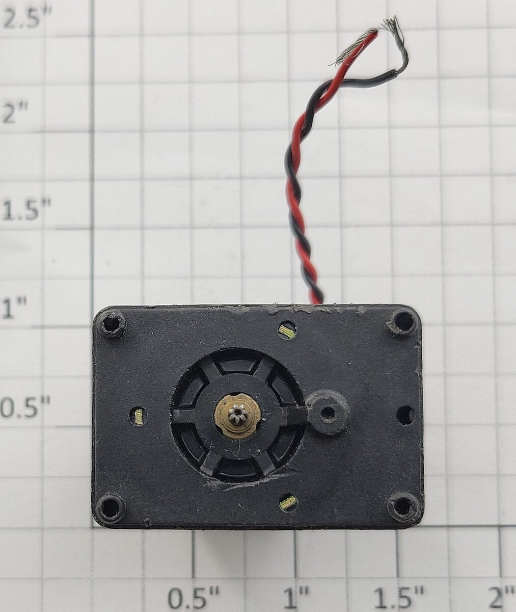 Faulhaber 71186 12-Volt Can DC Motor in Molded Plastic Case