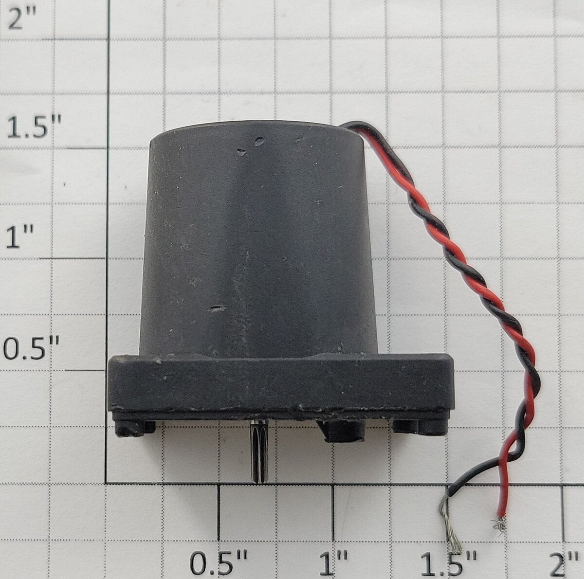 Faulhaber 71186 12-Volt Can DC Motor in Molded Plastic Case
