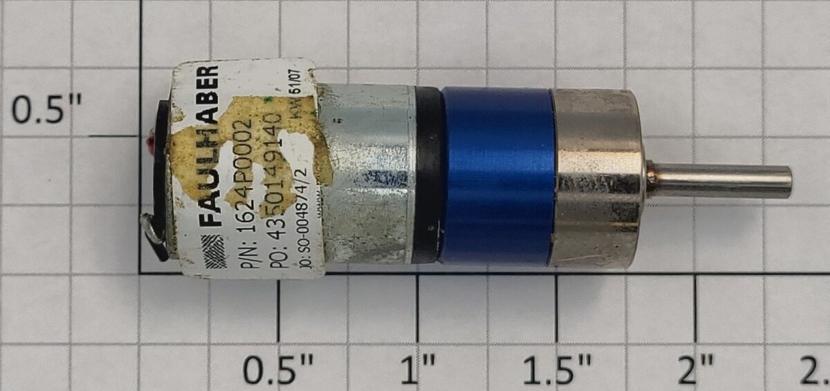 Faulhaber 1624T012S 12-Volt DC Can Motor with Leads