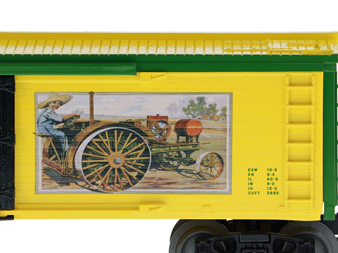 Lionel 2528630 O John Deere Waterloo Boy Reefer