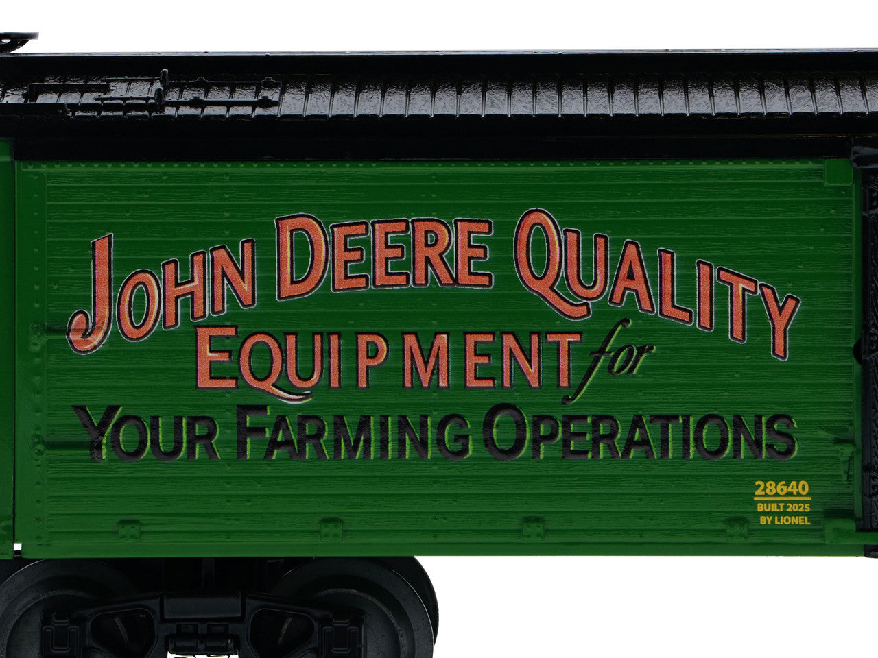 Lionel 2528640 O John Deere Quality Equipment Reefer